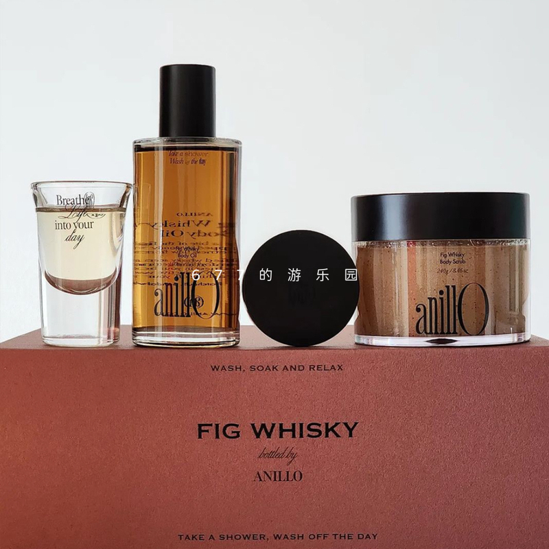 Smooth and Dense Two-Step Exfoliation | Anillo Whiskey Fig Body Oil Scrub, Gentle Weak Acid Exfoliation