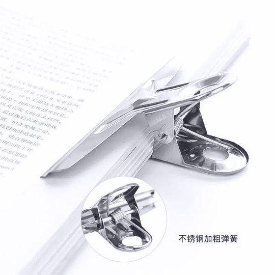 Iron ticket clip large butterfly clip metal financial bill clip black iron clip hardware accessories office stationery clip