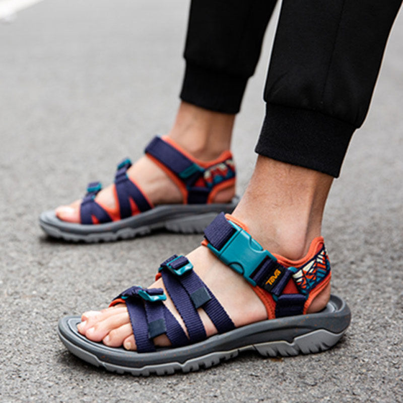 Foreign trade summer outdoor casual sandals men's all-match cushioning soft bottom non-slip wear-resistant beach shoes speed interference water shoes