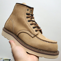 Goodyear 875 Boots male American - style retro - high - gang outdoor shoes - skin Martin boots locomotive boots