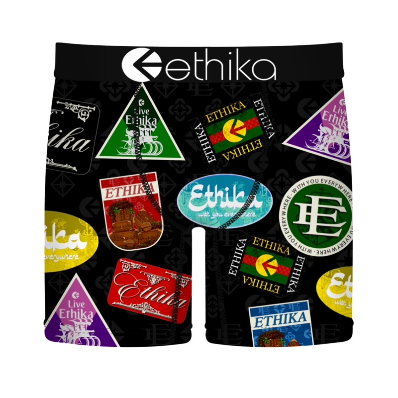 Ethika Men's Boxer Briefs Short Style Trendy Quick-Drying Sports Boxer Briefs Antibacterial High-Elastic Ice Silk Shorts for Men