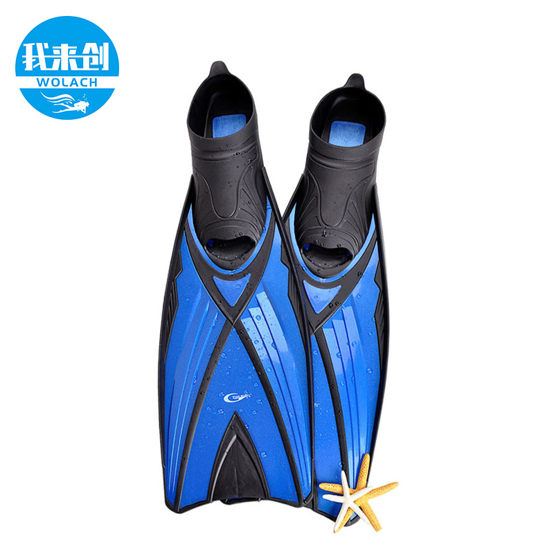 I'm here to create diving long flippers free diving frog shoes deep diving snorkeling swimming shoes optional size