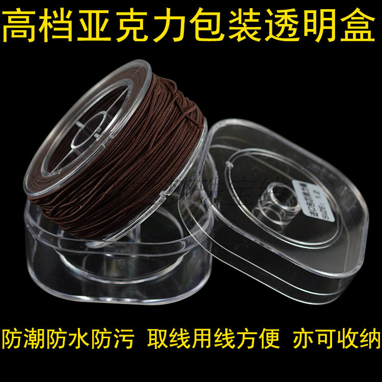 Dây chuyền nhập khẩu hạt lõi dây kim cương dây kim cương dây tay gỗ hồng mộc dòng dây đeo hạt cườm dây wenwan dây cao su dây - Vòng đeo tay Clasp vòng đeo tay nam