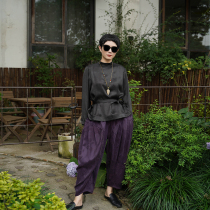 Contract you all spring and autumn lap in shirt female crepe satin cloud yarn black high collar external wearing real silk blouse