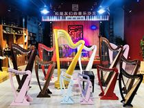 Harp Tone Tuning Instrumental Tone Wrench Harp Harp Bag Entrance tutorial Vertical Centest Level Tutorial Leg Rack