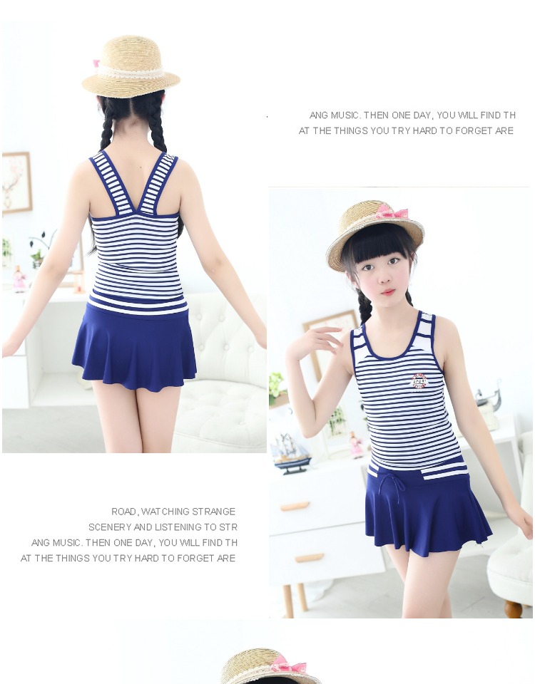 Đồ bơi trẻ em Cô gái Váy Chia Cô gái Đồ bơi Cô gái Hàn Quốc Big Boy Princess Hot Spring Đồ bơi - Bộ đồ bơi của Kid đồ bơi trẻ con
