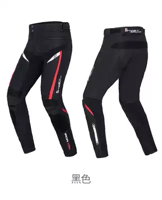 Four seasons windproof and warm cotton liner locomotive pants motorcycle riding pants Oxford cloth anti-drop pants