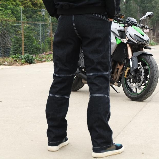 Locomotive Racing Pants Jeans Jeans Loose-riding Pants Straight Barrel Casual Anti-Fall Jeans Distribution 2 Protective Gear