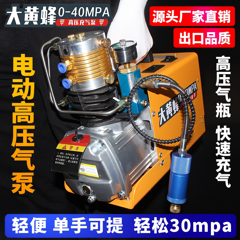 High-Pressure Inflator 30Mpa Small Electric High-Pressure Air Pump Fire Bottle Diving Bottle Air Pump 40Mpa Water-Cooled High-Pressure Inflator 30Mpa Small Electric High-Pressure Air Pump Fire Bottle Diving Bottle Air Pump 40Mpa Water-Cooled