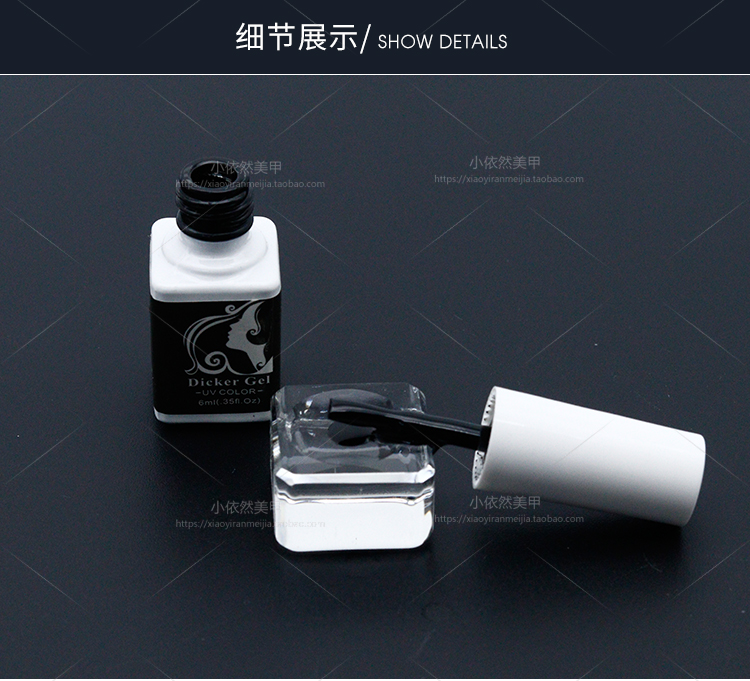 Dụng cụ làm móng Ghép lông mi Nail Ba Lan Keo Palette Glass Tấm Crystal Glass Mat Keo Gasket Tool - Công cụ Nail đồ làm nail