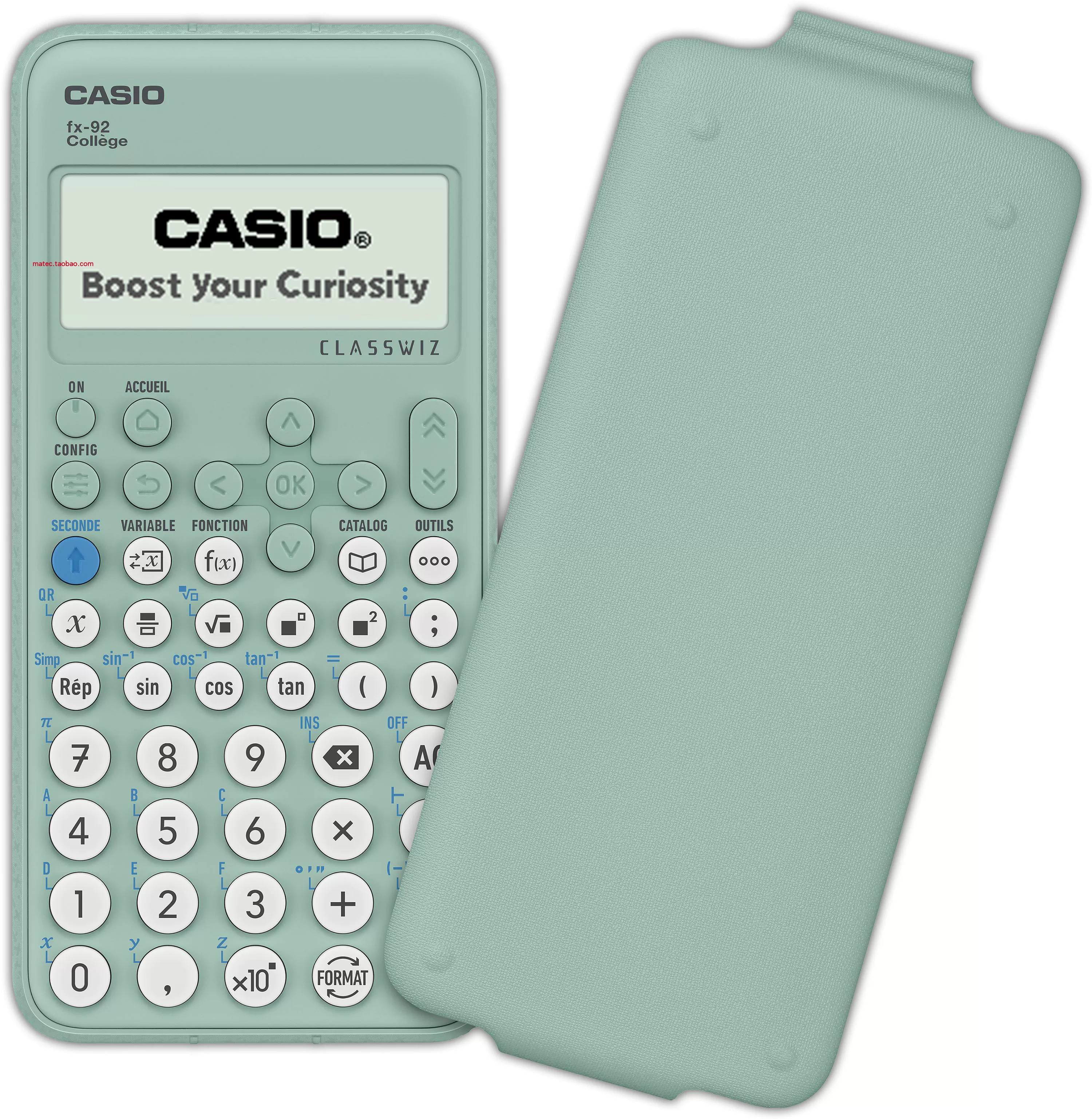 Новый Casio FX-92 Collège 991CW французская версия зелёного калькулятора науки