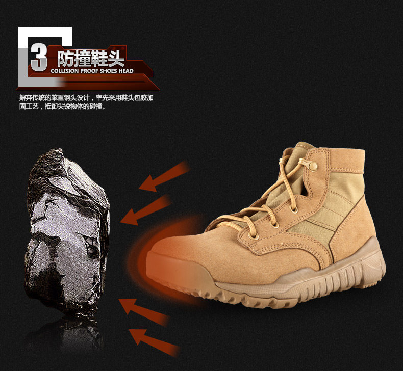 Boots militaires C.Q.B - amortissement - Ref 1402053 Image 14