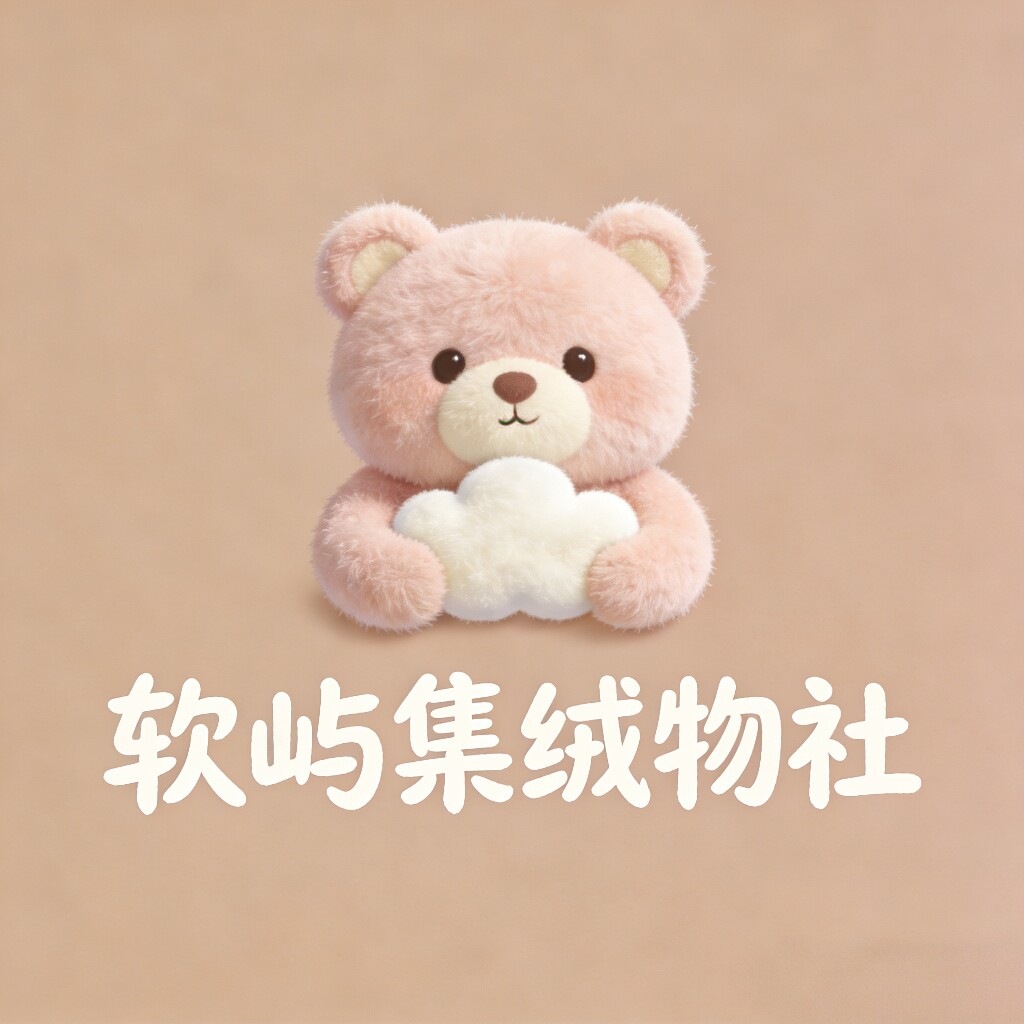软屿集绒物社的LOGO