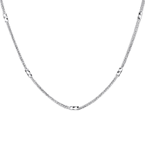 Lukfook Jewelry Chopard Chain Pt950 Platinum Necklace Womens Versatile Platinum Chain Gift Price F63TBPN0009