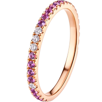 Six Foo Jewelry Glossy Sapphire Ring Women 18k Gold Drill Ring 100 hitch Withdrawal Pricing G22DSKR0004R