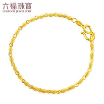 Lufu jewelry gold bracelet women auspicious fish gold bracelet jewelry gift pricing F63TBGB0001