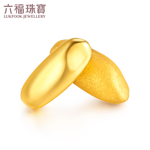 六福运财猫黄金摆件足金瓜子饰品3d硬金单粒装定价L01A1TBA0002