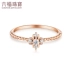 Luk Fook Trang sức Nhẫn kim cương Nữ DearQ Series Girl Garden 18K Rose Gold Diamond Ring Chính hãng DQ30707 - Nhẫn