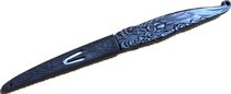 Chef food carving knife main knife kitchen carving set fruit platter carving knife dragon pattern hand knife Thai carving knife