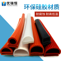 High temperature resistant sealing strip e type oven seal strip E-shaped oven boiler steam vacuum furnace valve rubber strip