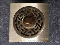 New all copper floor drain washing machine toilet deodorant floor drain bathroom insect buy two get one free