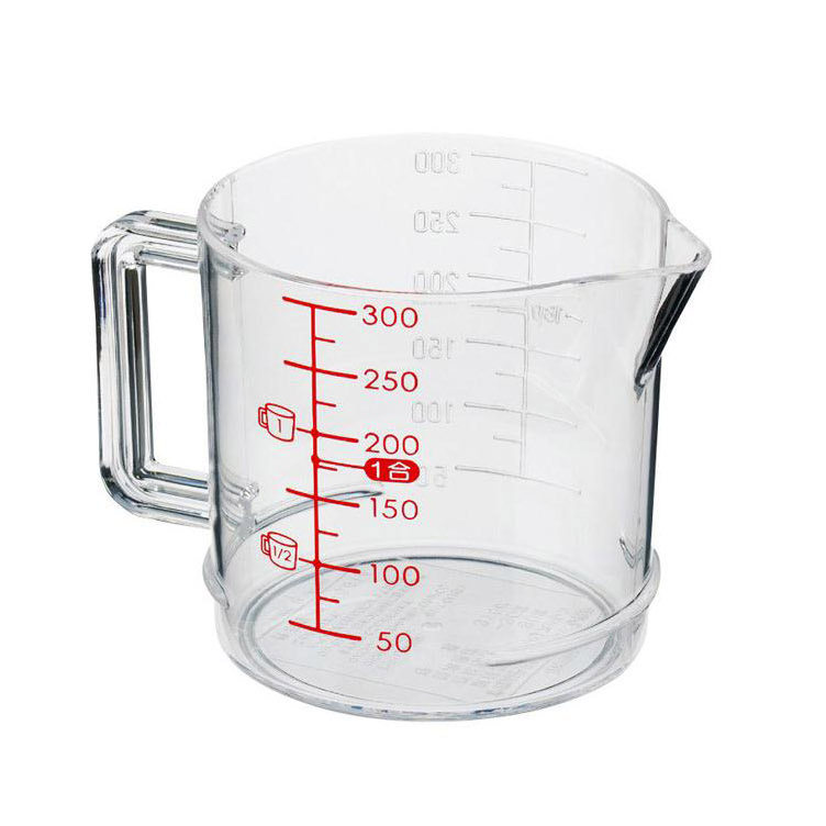 Japan imports cup with scale plastic cup flour spoon measuring cup baking tool milk tea cup
