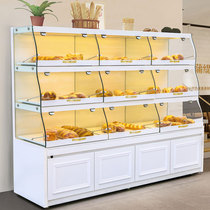 Bread cabinet Bread display cabinet Island cabinet Glass side cabinet Cake model cabinet Commercial pastry cabinet Baking display rack