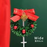 Рождественский торт декоративный рождественский круг круга -в рождественской елости лист снеговик Санта -Санта -Санта -Санта -Аккаунт