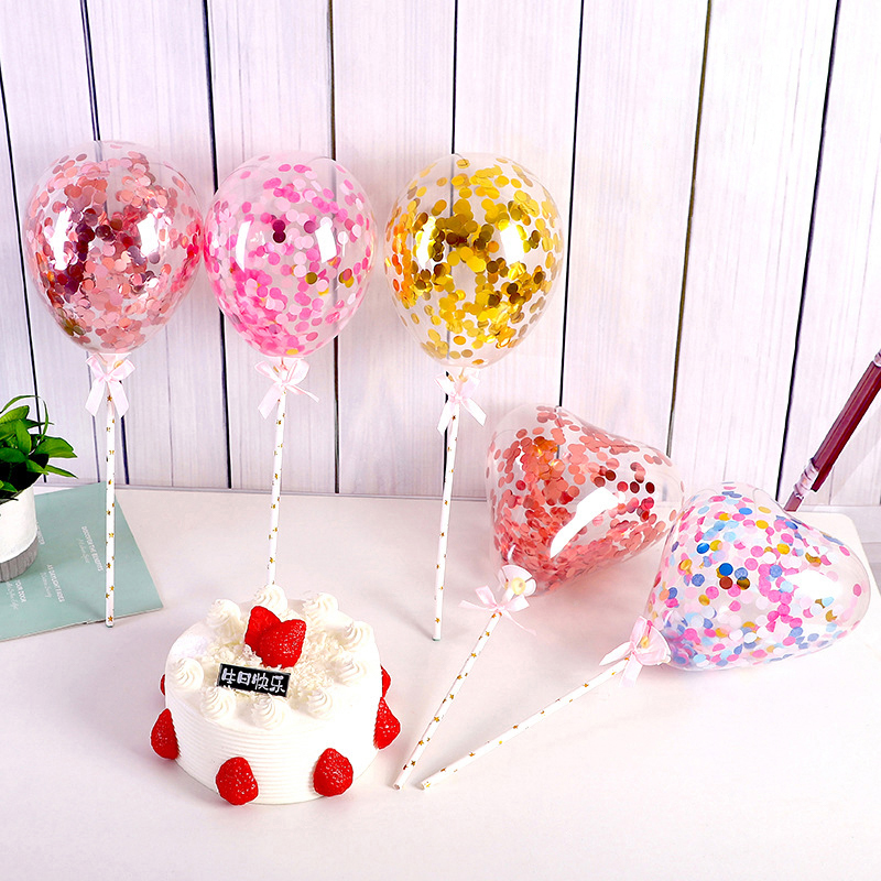 Birthday Balloon Cake Sket Decoration Network Red Fittings Party Dessert Table Goddess Ball Ball Plugin