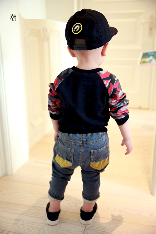 Pantalon garcon jeans en toile - Ref 2054745 Image 15