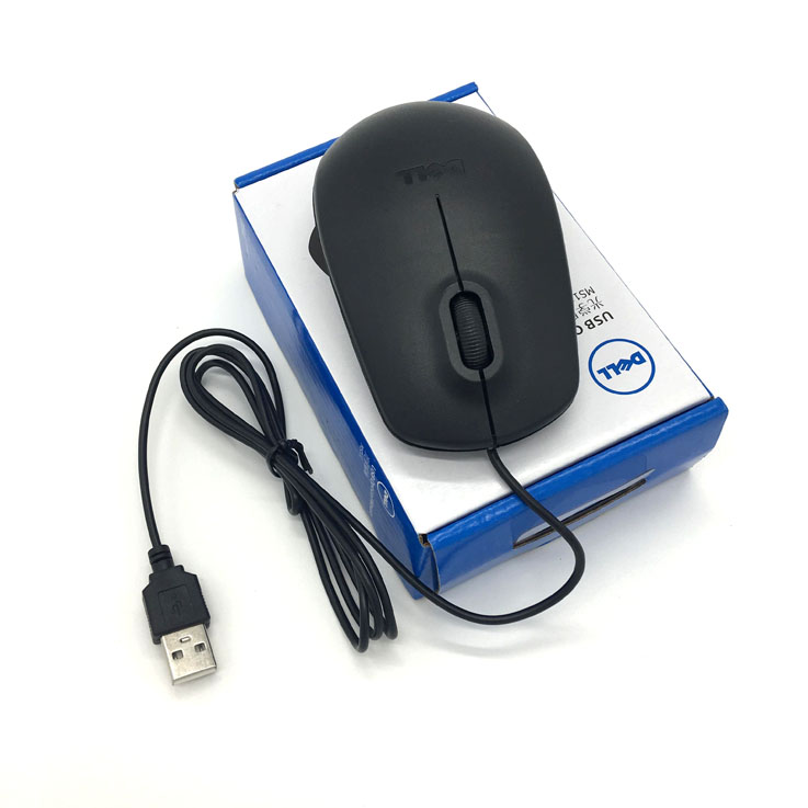 Direct Sales New sealed packaging DELL DELL MS111P photoelectric wired mouse feel good MS116