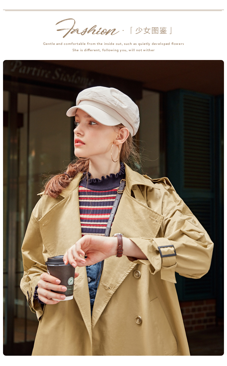 Trench pour femme en Coton - Ref 3227280 Image 7