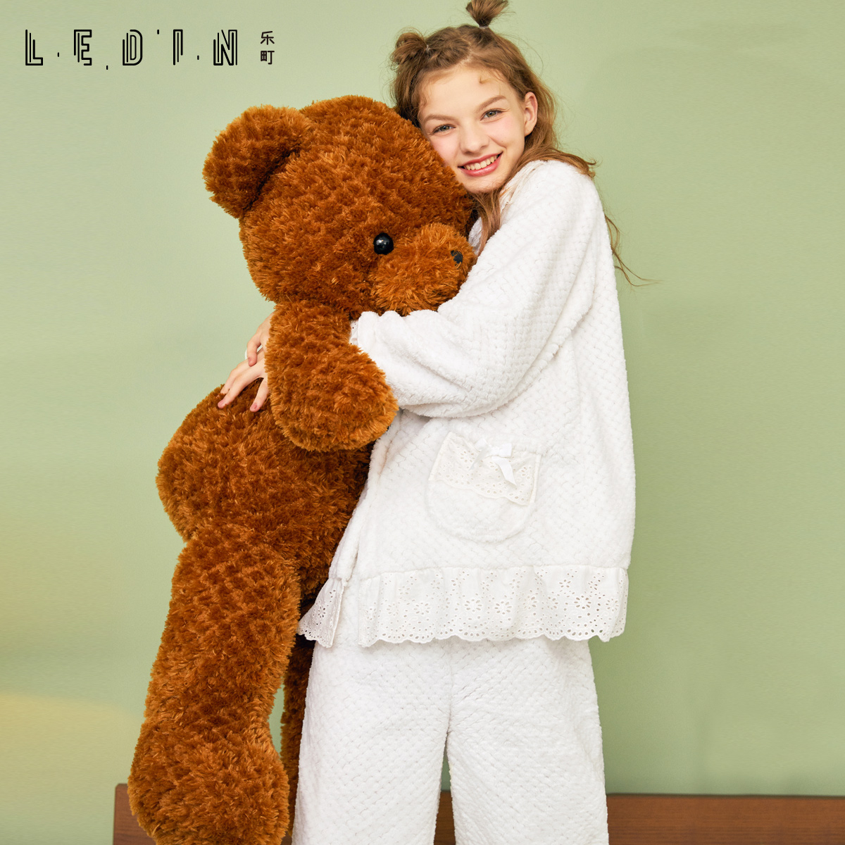 Pyjama pour femme à manches longues - Ref 2991533 Image 3