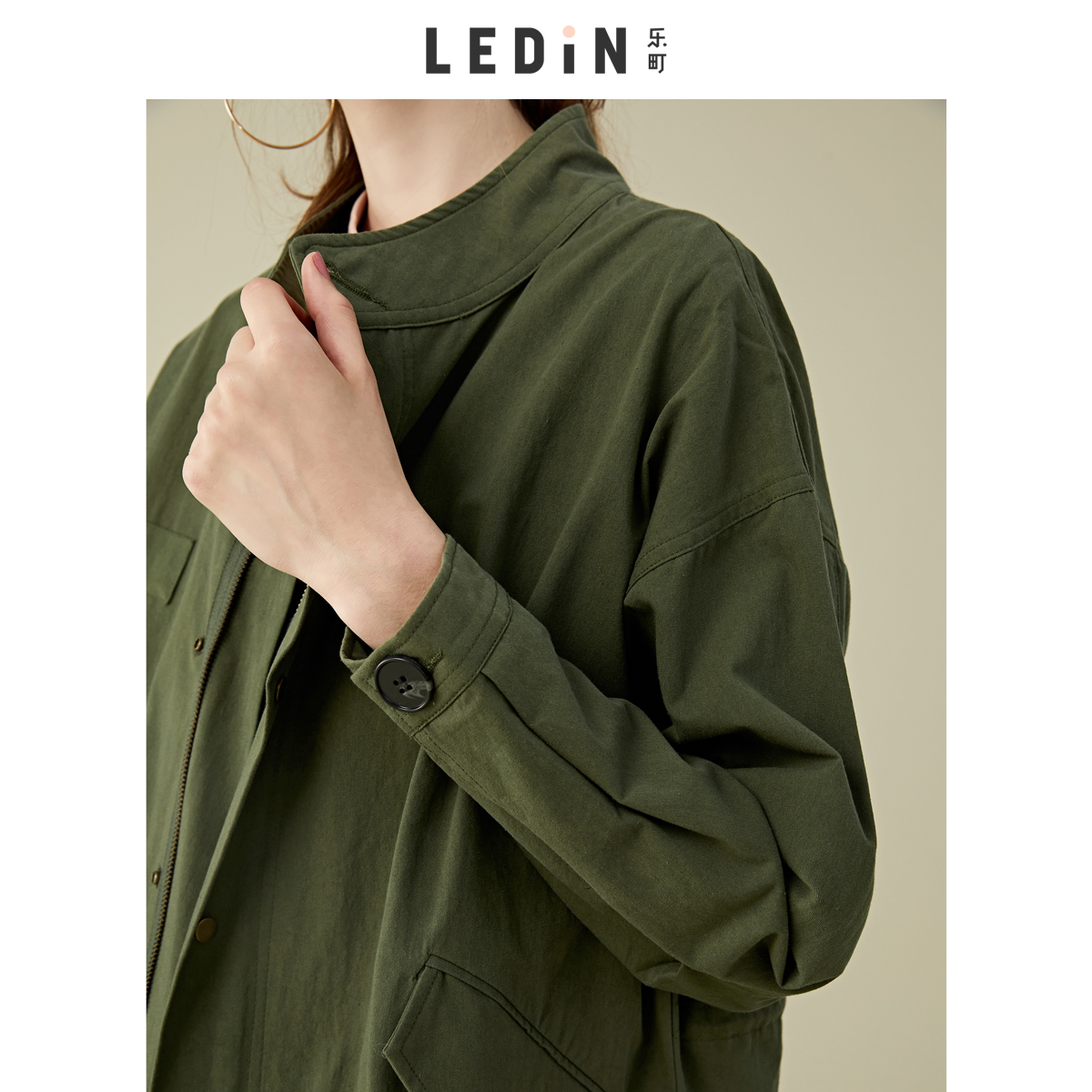 Trench pour femme en Coton - Ref 3225651 Image 5