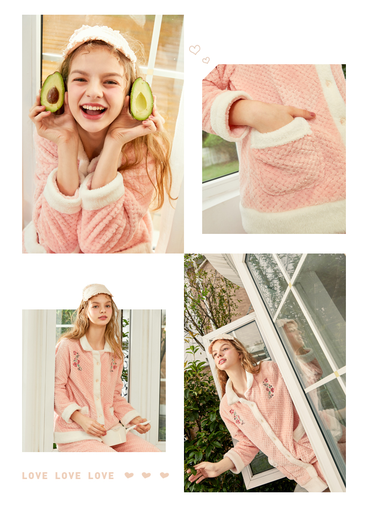 Pyjama pour femme à manches longues - Ref 2991532 Image 14