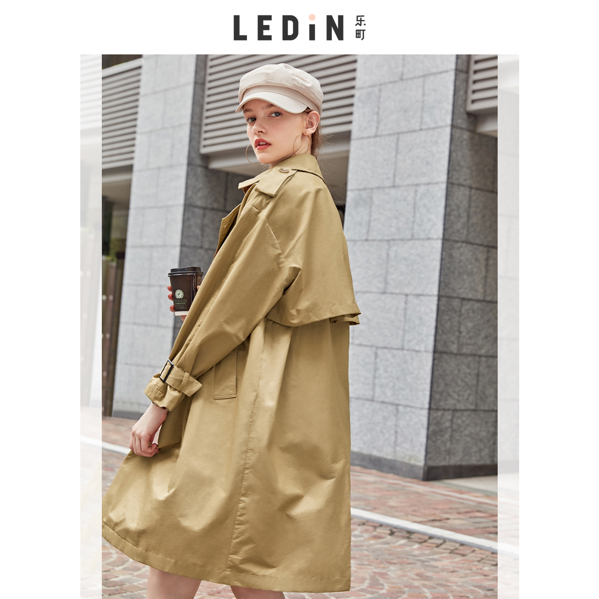 Trench pour femme en Coton - Ref 3227280 Image 5