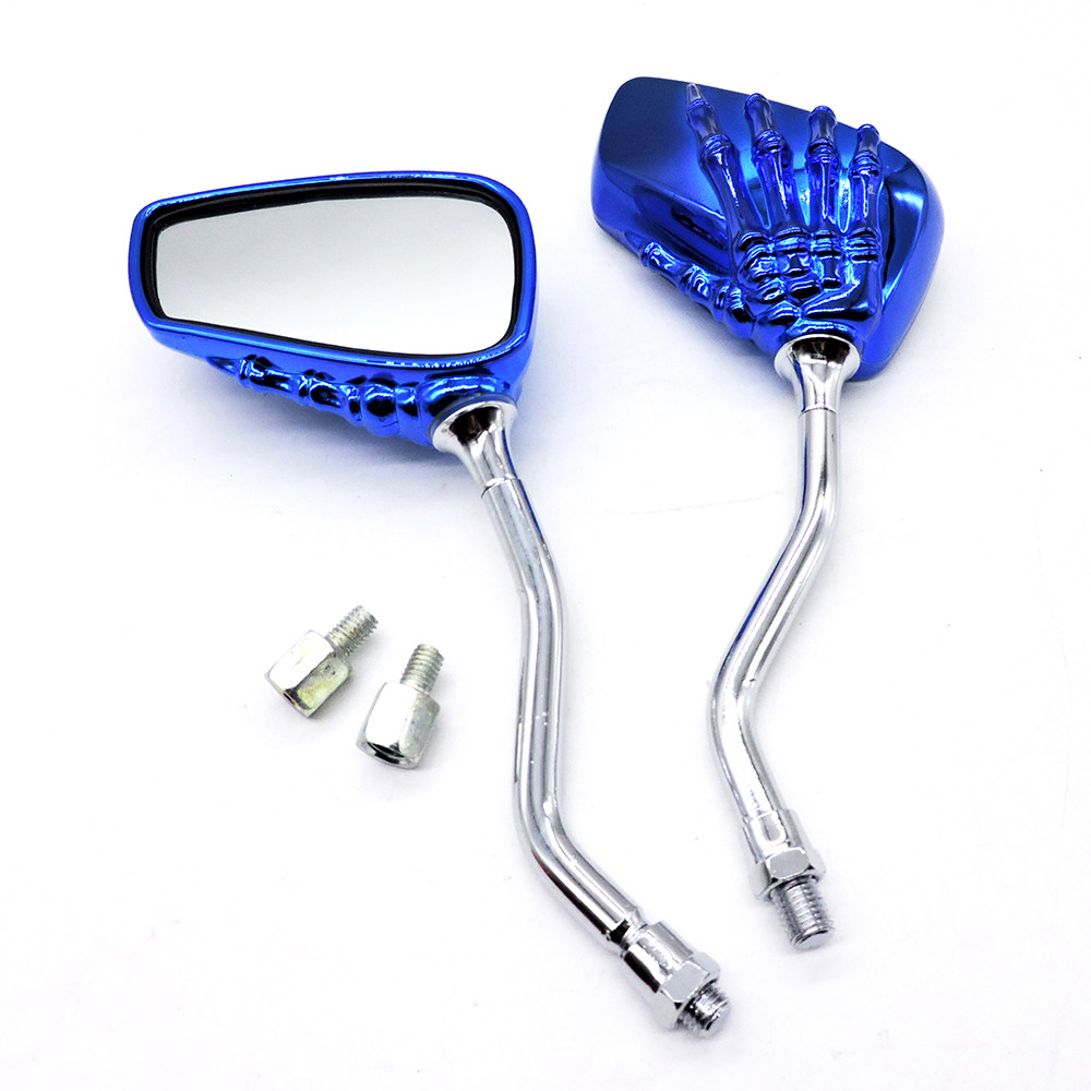 Motorcycle rearview mirror scooter modified personalized ghost hand reflector booster universal ghost claw rearview mirror