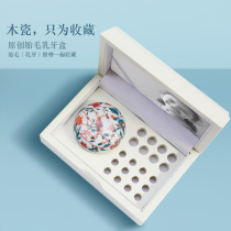 Original fetal hair umbilical cord collection box childrens milk tooth box boys and girls Baby Baby Baby Hair Milk souvenir storage box