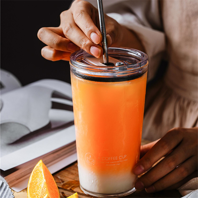 Lady Straw Cup Adult Summer Large Capacity Day Series Original Juku Water Cup Goddess Cup Coffee Cup On-board