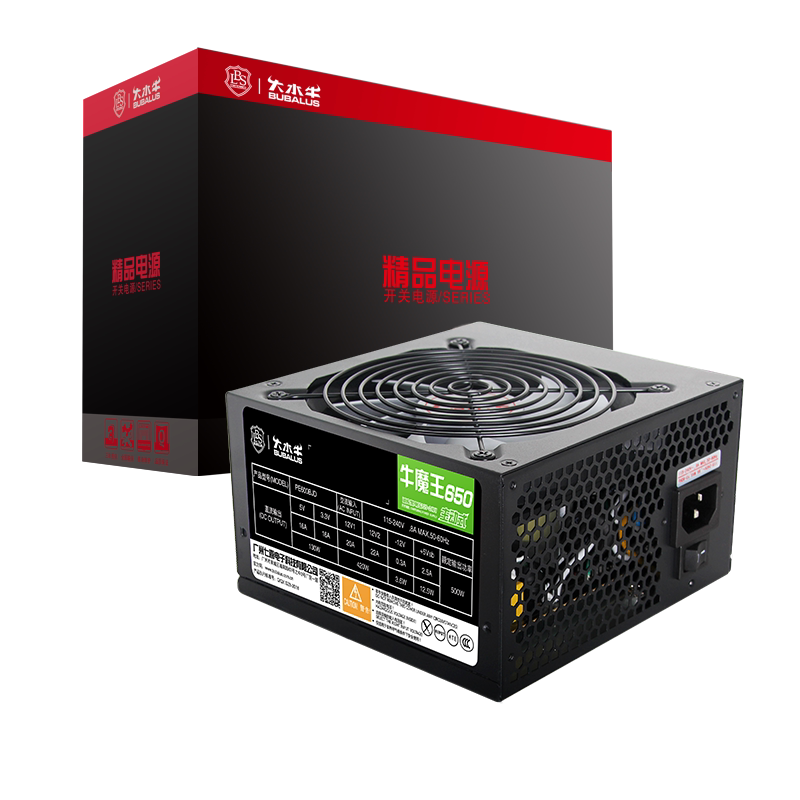 Buffalo Buffalo Bubalus 650 Power Rated 500W Desktop Computer silent active energy saving long-term promotion