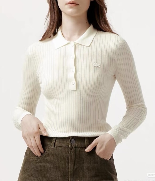 Efish Pure Original 100% Pure Wool Women's Lapel Knit Sweater Autumn and Winter Wool Cardigan Slim Fit