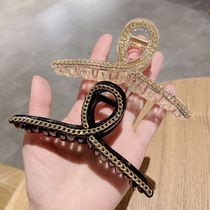 Hair Clip Woman East Gate The Same Style Grab Clip Metal Chain Large Number 100 Hitch Hairpin Card Minimalist Handmade Woman New Hair Accessories