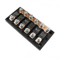 201 high-power 6-way fork-type car fuse box seat bolt type 300A fuse RV factory yacht modification