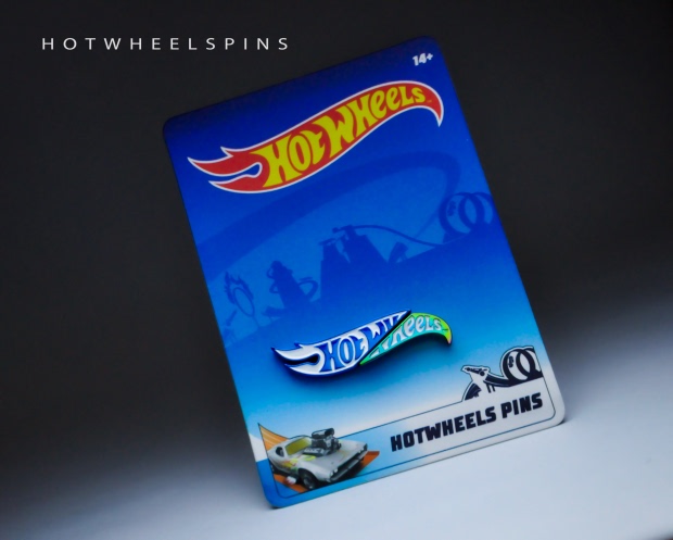 Hot Wheels Officially Licensed Alloy Brooch First Edition Super Treasure Gold-Plated Hot Dog Badge