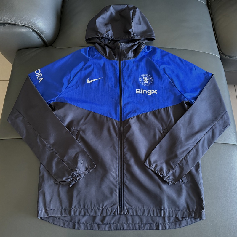 Nike 26-27 Season Chelsea Player Version Hooded Windbreaker Jacket, Lightweight