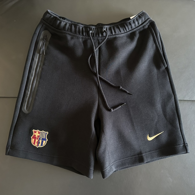 Nike Tech Fleece Barcelona 23-24 Season Player Version High-End Casual Shorts