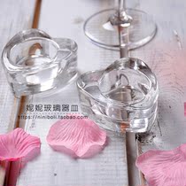  Three-dimensional heart-shaped wax table personalized candle table single price