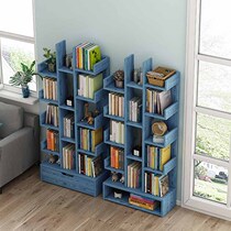 Bookshelf Shelf shelf floor multi-storey storage rack without door locker Home cabinet living room against the wall bookcase