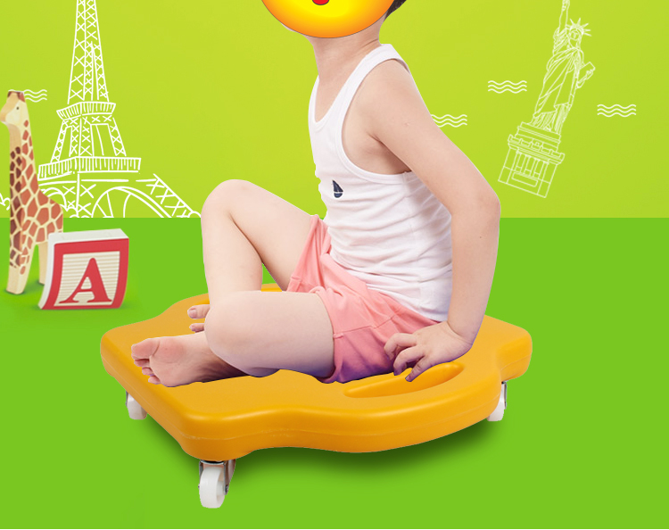 xe điện cân bằng Thiết bị đào tạo xe tay ga mẫu giáo trẻ em nhựa bốn bánh đồ chơi cân bằng phẳng xe tay ga - Smart Scooter xe thăng bằng 2 bánh