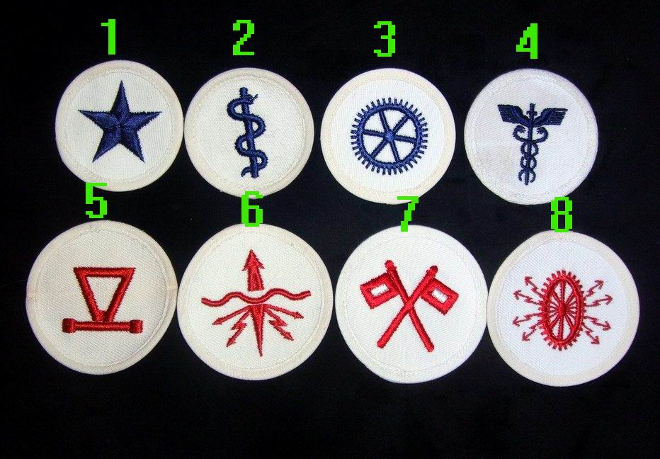 East German GDR German Navy White Armament Skill Armband World War II Replacement